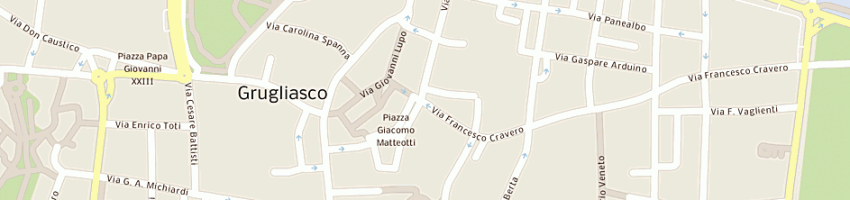 Mappa della impresa cortese piero tabaccheria a GRUGLIASCO
