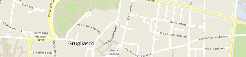 Mappa della impresa cinzia d'errico parrucchieri a GRUGLIASCO