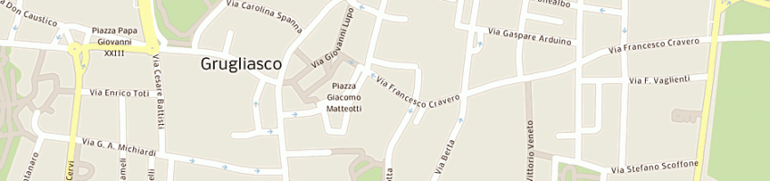 Mappa della impresa parrocchia san cassiano martire a GRUGLIASCO