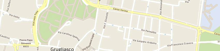 Mappa della impresa autoriparazioni centro snc a GRUGLIASCO