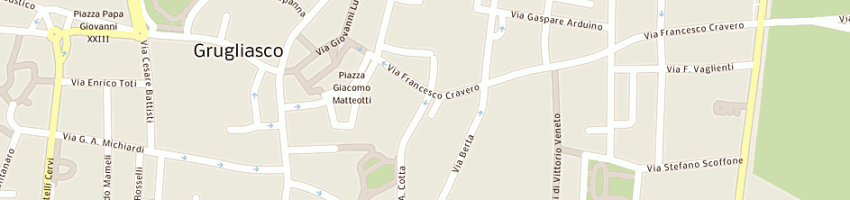 Mappa della impresa secco snc di secco stefania e c a GRUGLIASCO
