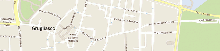 Mappa della impresa decor tre di parrotta vincenzo a GRUGLIASCO