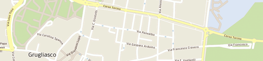 Mappa della impresa tecnoproject design srl a GRUGLIASCO
