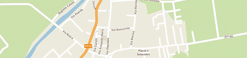 Mappa della impresa studio leonardo srl a CENTALLO