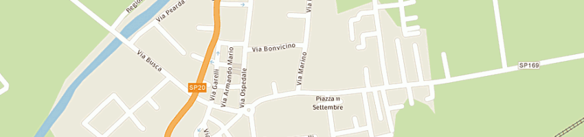 Mappa della impresa lamberti bruno a CENTALLO