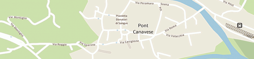 Mappa della impresa bosio franco a PONT CANAVESE