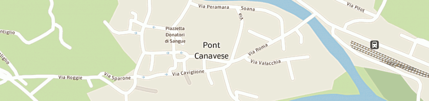Mappa della impresa ceretto giovanni a PONT CANAVESE