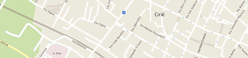 Mappa della impresa obert engineering srl a CIRIE 