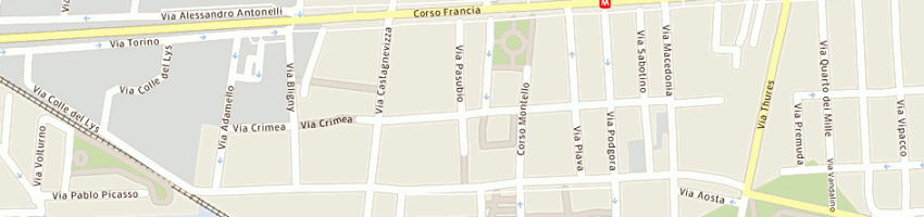 Mappa della impresa adv costruzioni srl a COLLEGNO