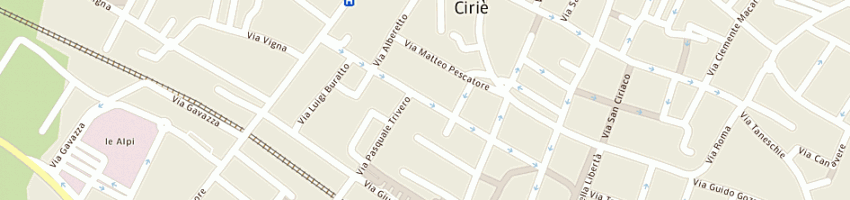 Mappa della impresa lofranco giuseppe a CIRIE 