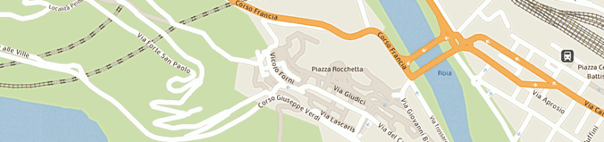 Mappa della impresa r e b srl a IMPERIA