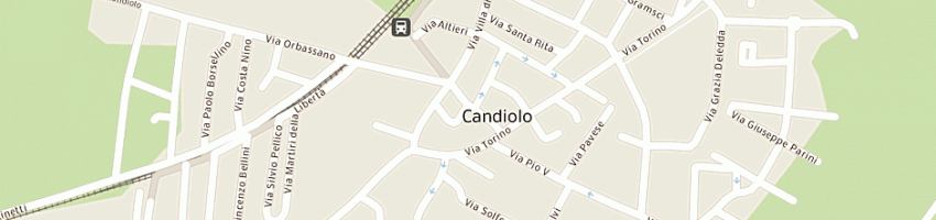 Mappa della impresa comune di candiolo a CANDIOLO
