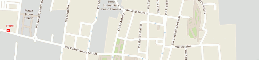 Mappa della impresa ferrara massimo antonio a COLLEGNO
