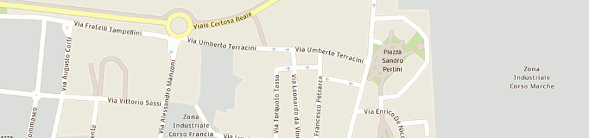 Mappa della impresa lam - lavorazione artigiana metalli di gamba giancarlo e c sas a COLLEGNO