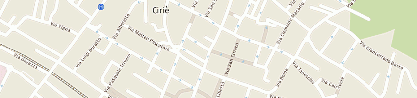 Mappa della impresa digital system a CIRIE 