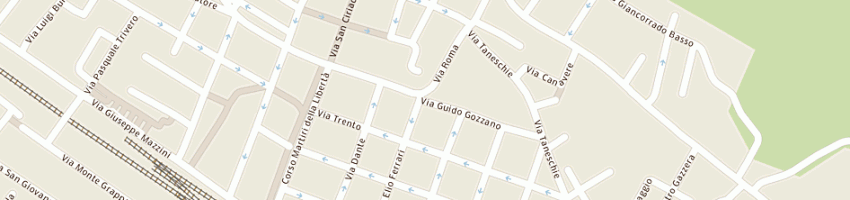 Mappa della impresa design porte angilletta sas a CIRIE 