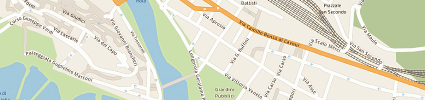 Mappa della impresa poste italiane spa a VENTIMIGLIA