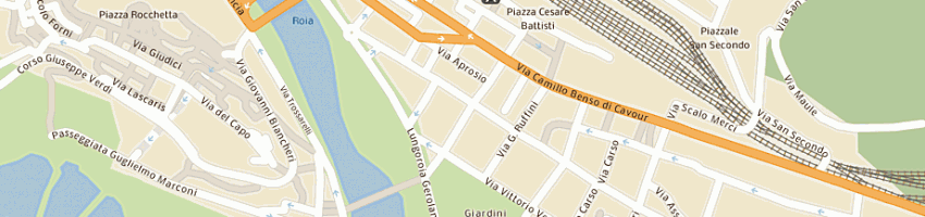 Mappa della impresa libreria dante a IMPERIA