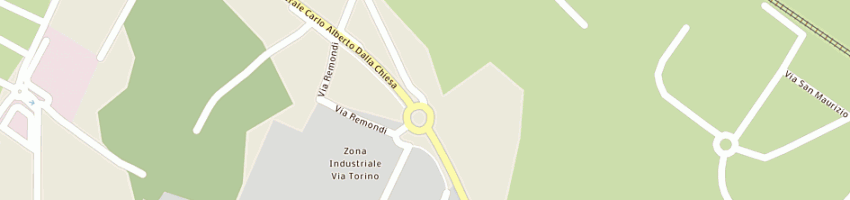 Mappa della impresa autojet - srl a CIRIE 