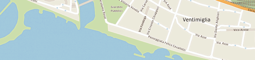 Mappa della impresa trifaro' snc di trifiro' teresa e c a VENTIMIGLIA