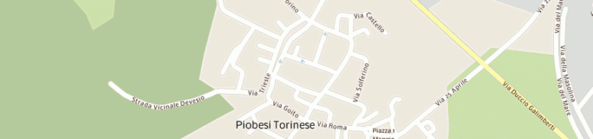 Mappa della impresa beta containers srl a PIOBESI TORINESE