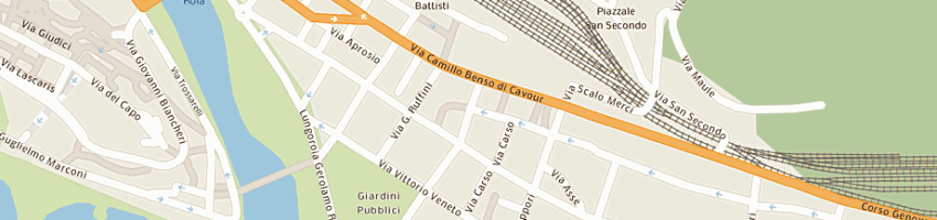 Mappa della impresa lion's bar di piazza leone a VENTIMIGLIA