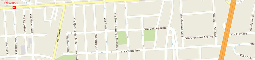 Mappa della impresa lavanderia ecorapyd di rossi giuseppina a TORINO