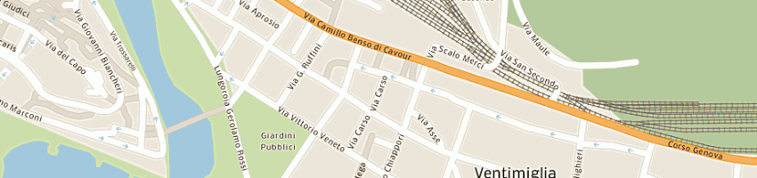 Mappa della impresa confin vest srl a VENTIMIGLIA