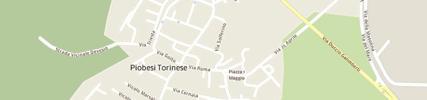 Mappa della impresa emmequattro - architetti associati a PIOBESI TORINESE