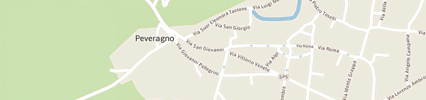 Mappa della impresa garro marino a PEVERAGNO