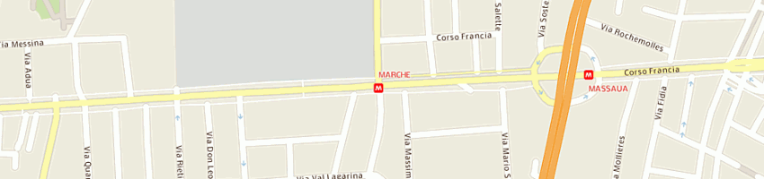 Mappa della impresa cosso e c srl a TORINO
