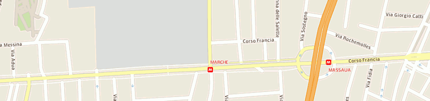 Mappa della impresa non ti scordar di me fiori e piante a TORINO