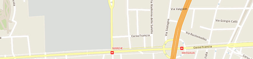 Mappa della impresa pronto parabrezza snc di verdiglione egidio e c a TORINO