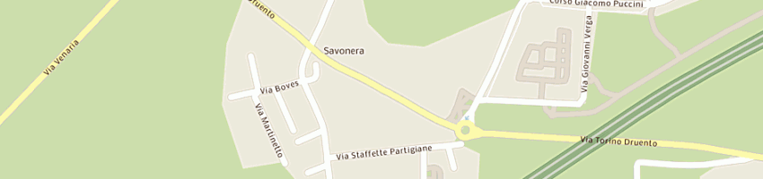 Mappa della impresa orce - snc di savarino luigi, savarino teresio e mulatero secondo a COLLEGNO