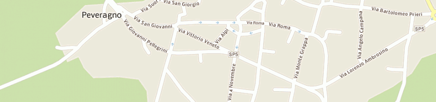 Mappa della impresa garro e revelli snc a PEVERAGNO