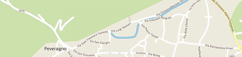 Mappa della impresa comelli e aime snc a PEVERAGNO