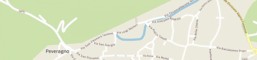 Mappa della impresa renaudi giovanni a PEVERAGNO