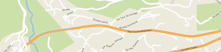 Mappa della impresa corriere meynet e c (snc) a CHATILLON