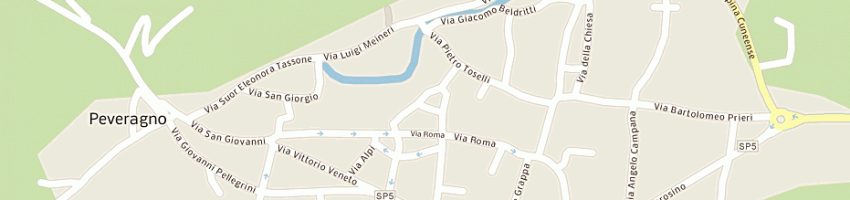 Mappa della impresa renaudi adriano a PEVERAGNO
