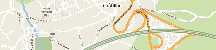 Mappa della impresa edilmarmore di peaquin treves e c (sas) a CHATILLON