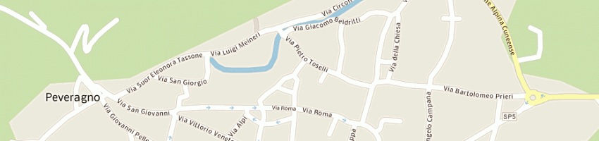 Mappa della impresa enrici marinella a PEVERAGNO