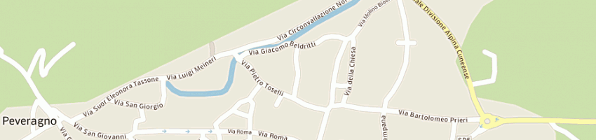Mappa della impresa botto marco a PEVERAGNO