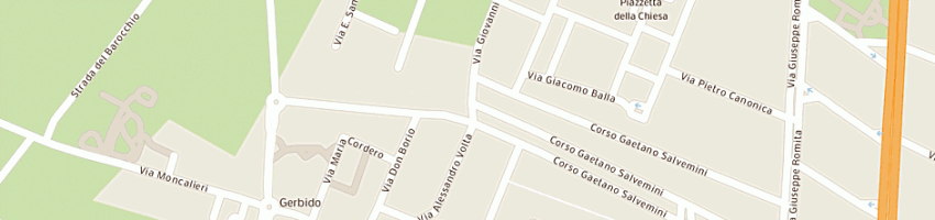 Mappa della impresa asbeppe viola - san giorgio autopitagora a TORINO