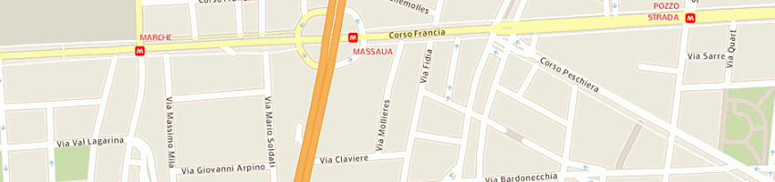 Mappa della impresa agb logistica di actis grosso maurizio e c snc a TORINO