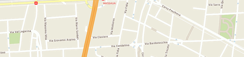 Mappa della impresa raim di cimicata e c (snc) a TORINO