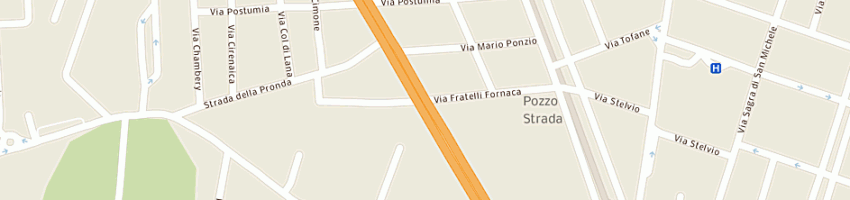 Mappa della impresa zambaia sante a TORINO