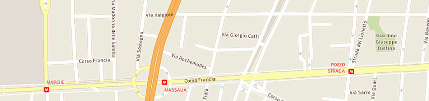 Mappa della impresa autocarrozzeria greco e tarantino snc di greco egidio e tarantino pasquale a TORINO