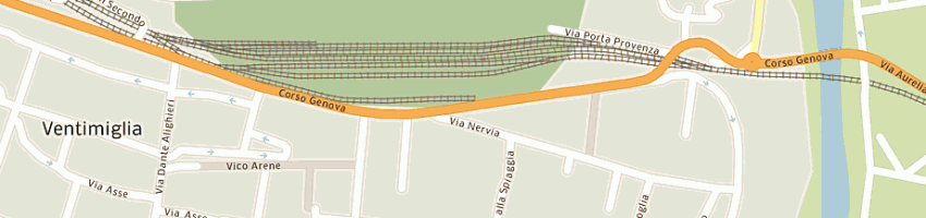 Mappa della impresa ristorante italia a VENTIMIGLIA