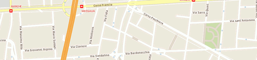 Mappa della impresa beppe e vito snc a TORINO