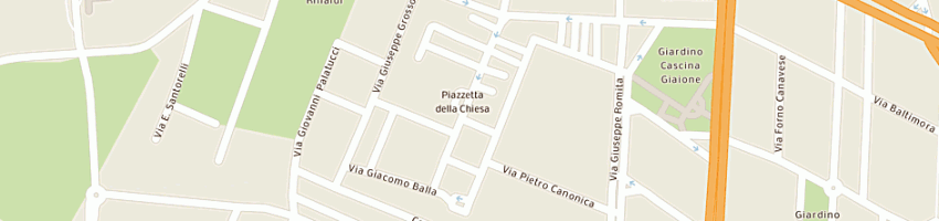 Mappa della impresa immobiliare plus spa a TORINO